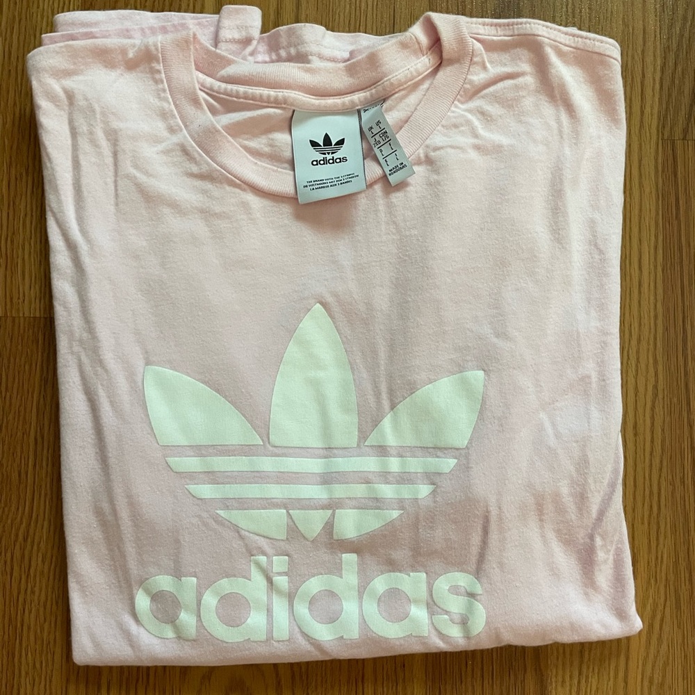 Men’s Adidas T-Shirt Size Large Pink